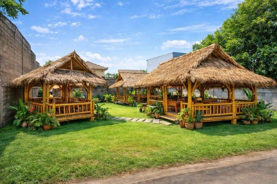 after rumah saung bambu